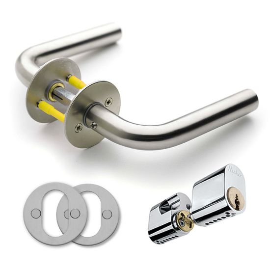 Billede af Børstet stål - L - Ruko dob cyl