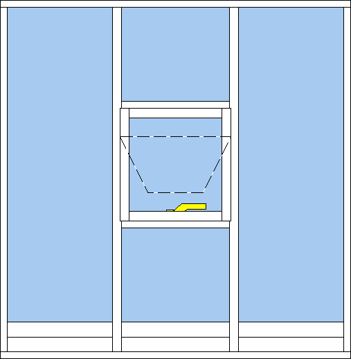 Billede af NK3F+T1+B fast karm topstyret
