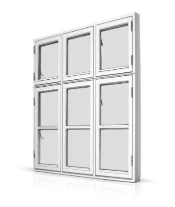 Billede af Dannebrogsvindue 3 fags