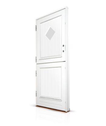 Billede af Halvdør med rude på spids