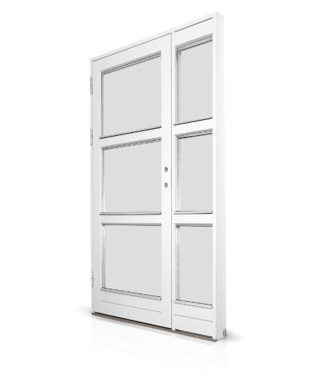 Billede af Facadedør med sideparti