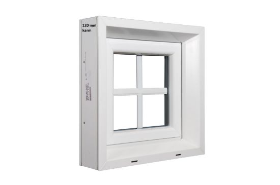 Billede af Plastik drejekip dør - 3 glas