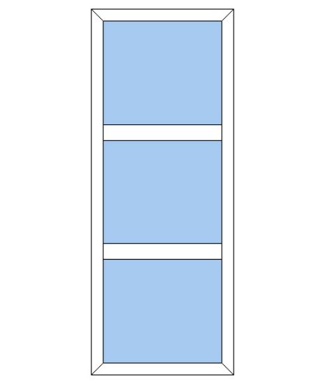 Billede af Fast karm plast 3 glas