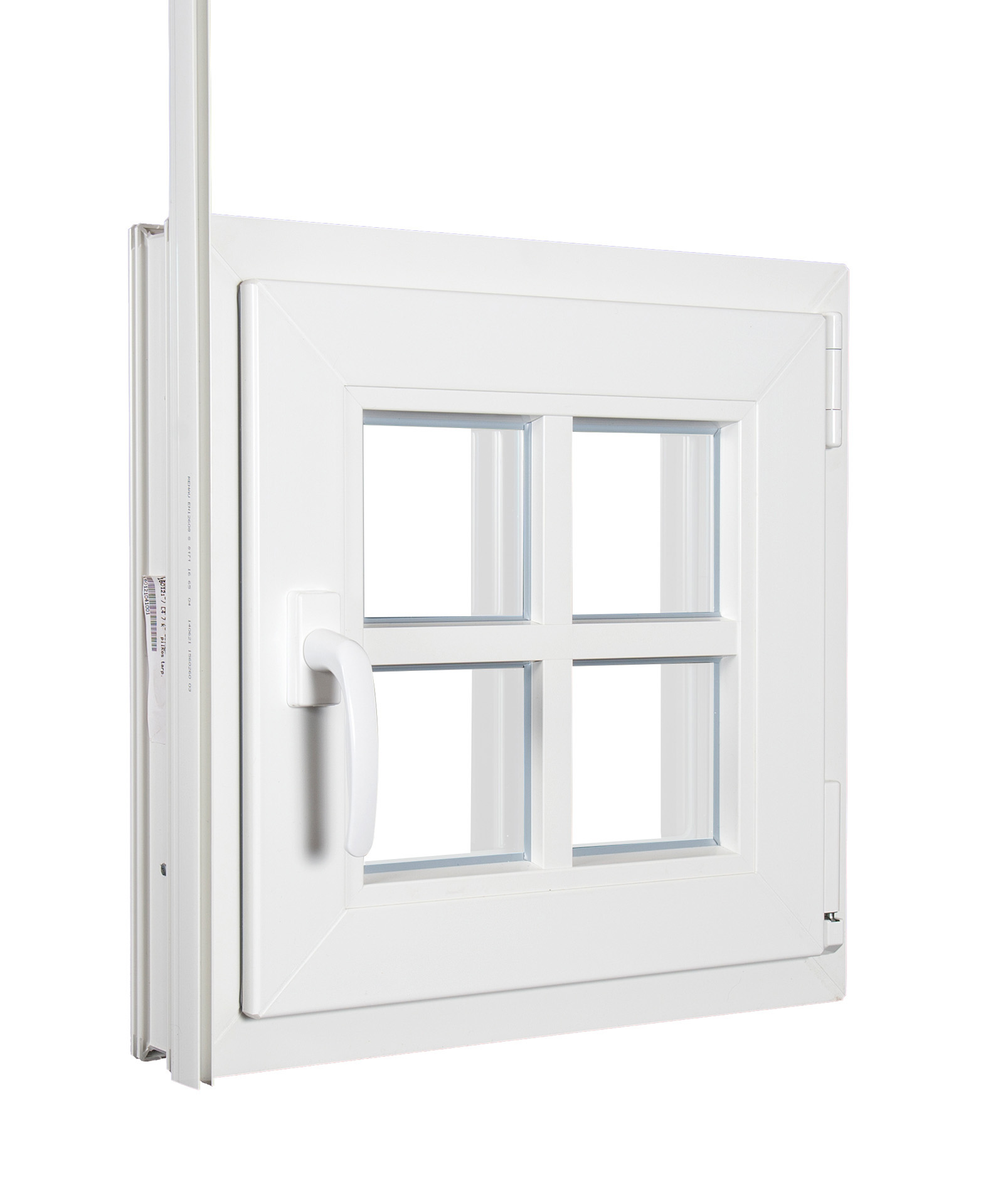 Billede af Fast karm plast 3 glas