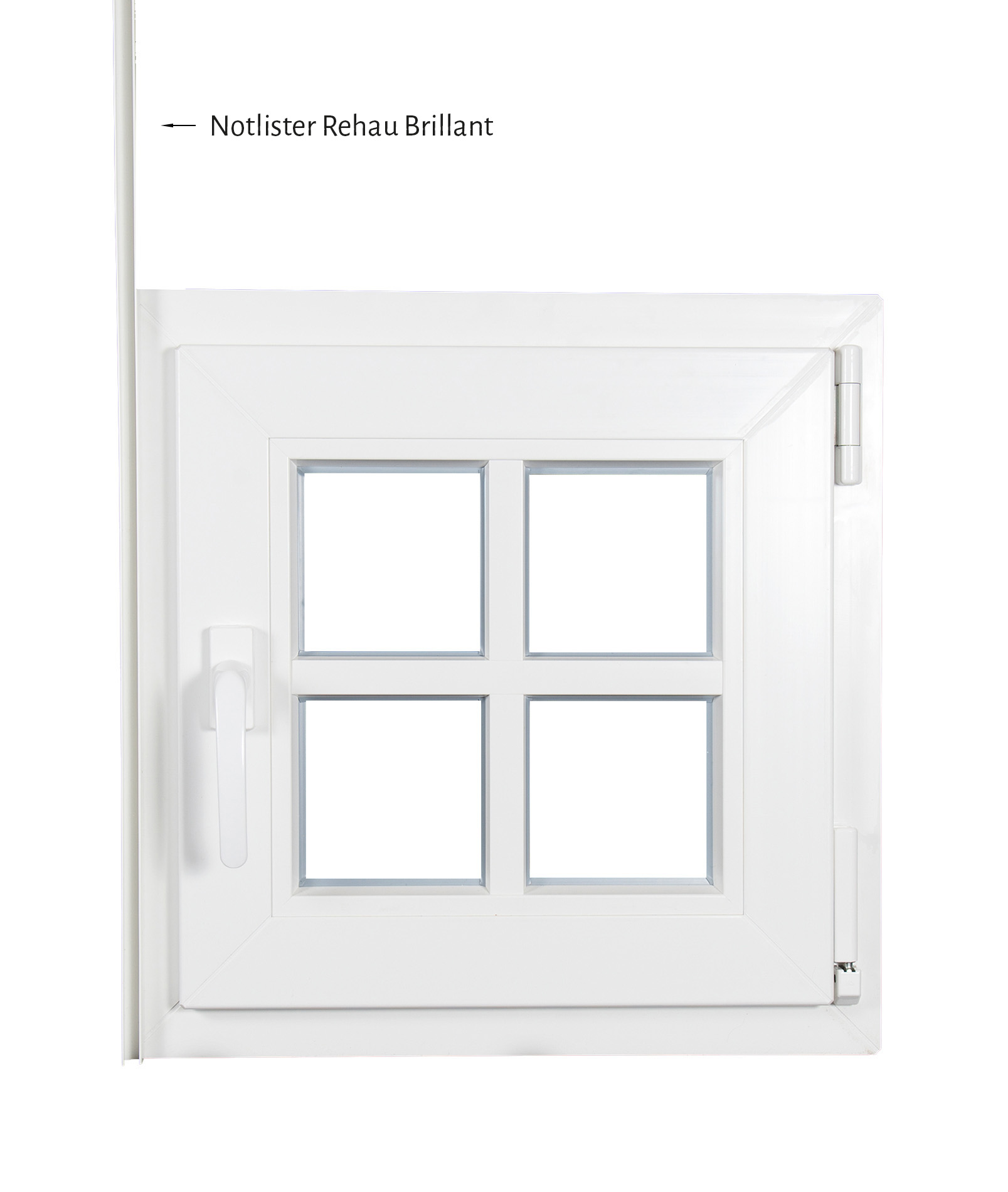 Billede af Fast karm plast 3 glas