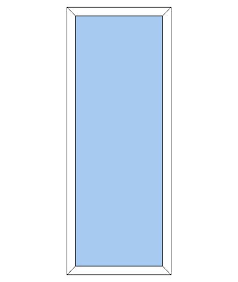 Billede af Fast karm plast