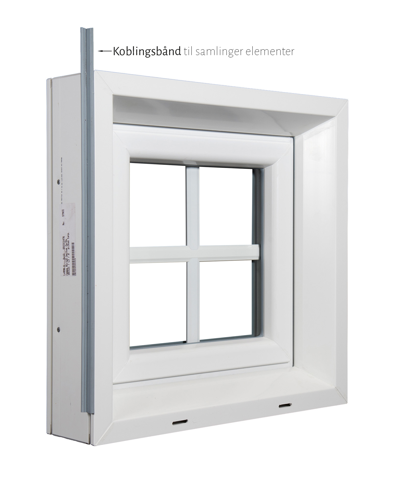 Billede af Plast drejekip dannebrog look