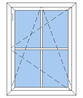 Billede af Plast dreje kip sprosse
