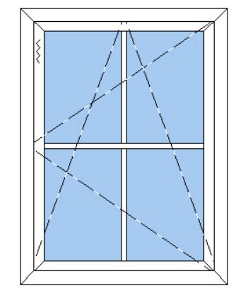 Billede af Plast dreje kip sprosse