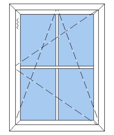Billede af Plast dreje kip sprosse
