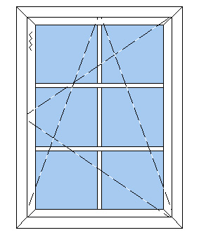 Billede af Plast dreje kip sprosse