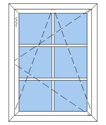 Billede af Plast dreje kip sprosse
