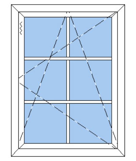 Billede af Plast dreje kip sprosse