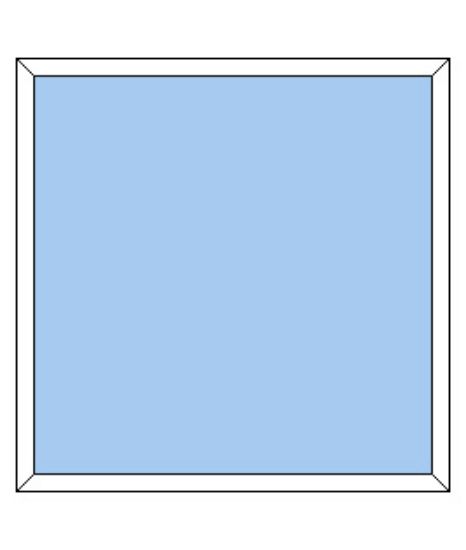 Billede af Fast karms vindue pvc