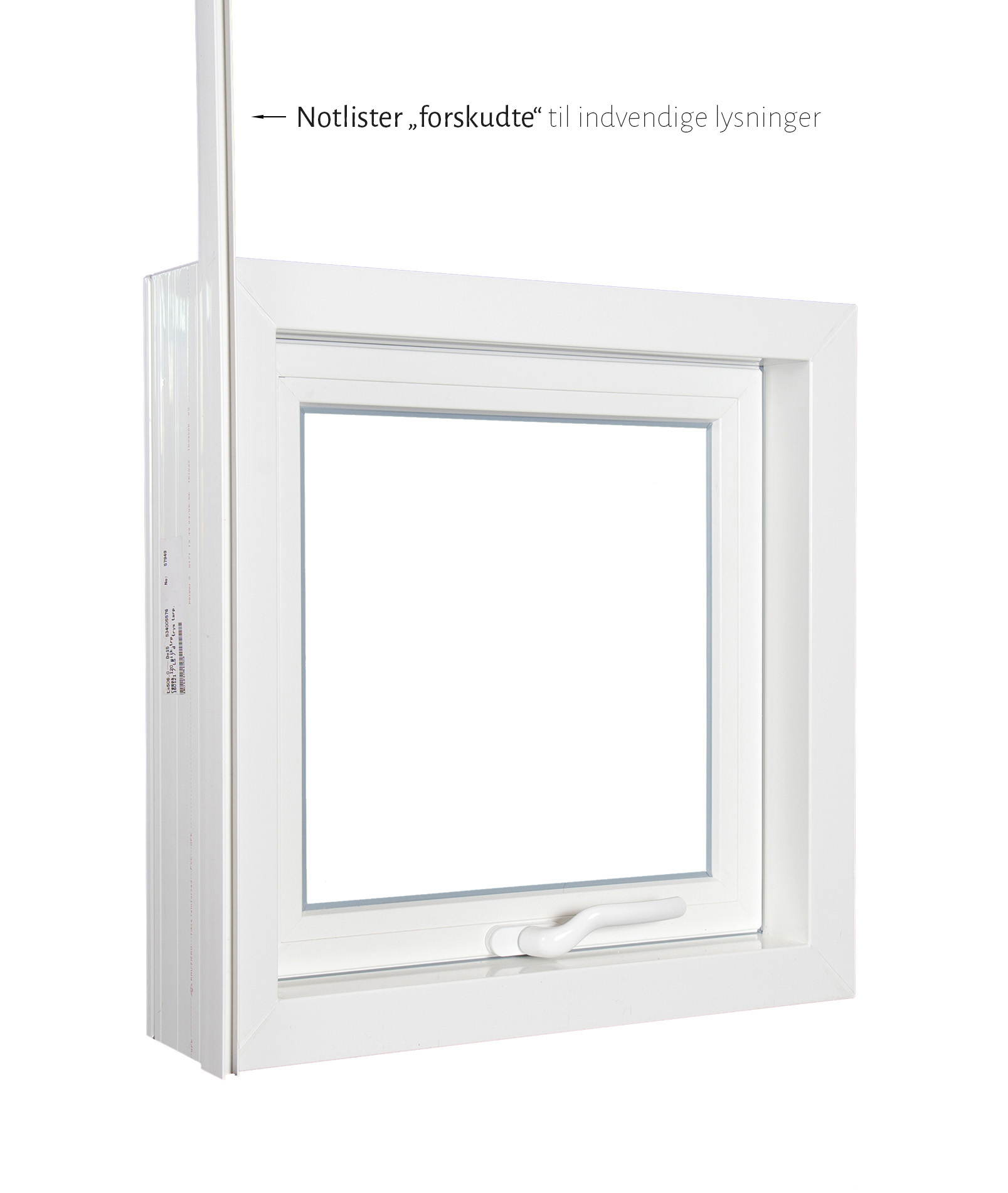 Billede af Facadedør plast 1 glas 1 fylding