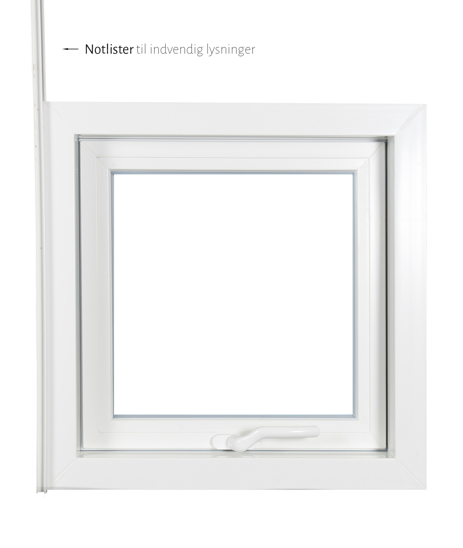 Billede af Facadedør plast 1 glas 1 fylding