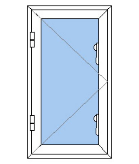 Billede af 1 fags sidehængt pvc