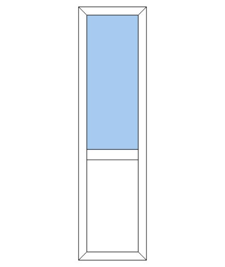 Billede af Sideparti plast 1 glas 1 rude