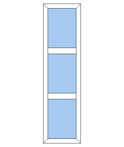 Billede af Sideparti plast 3 glas