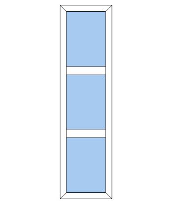 Billede af Sideparti plast 3 glas
