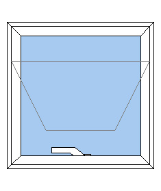 Billede af Topstyret vindue pvc