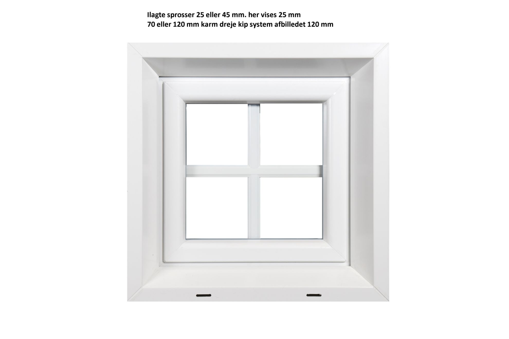 Billede af Terrassedør plast 3 glas