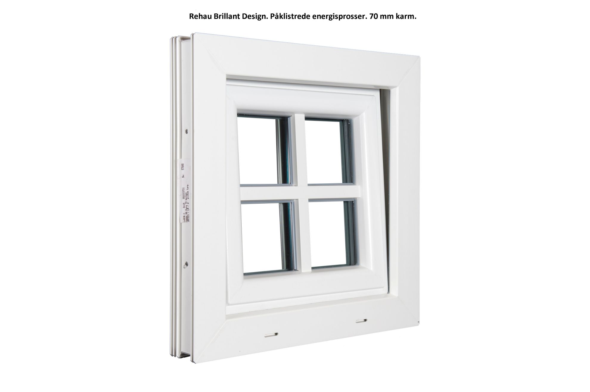 Billede af Terrassedør plast 3 glas