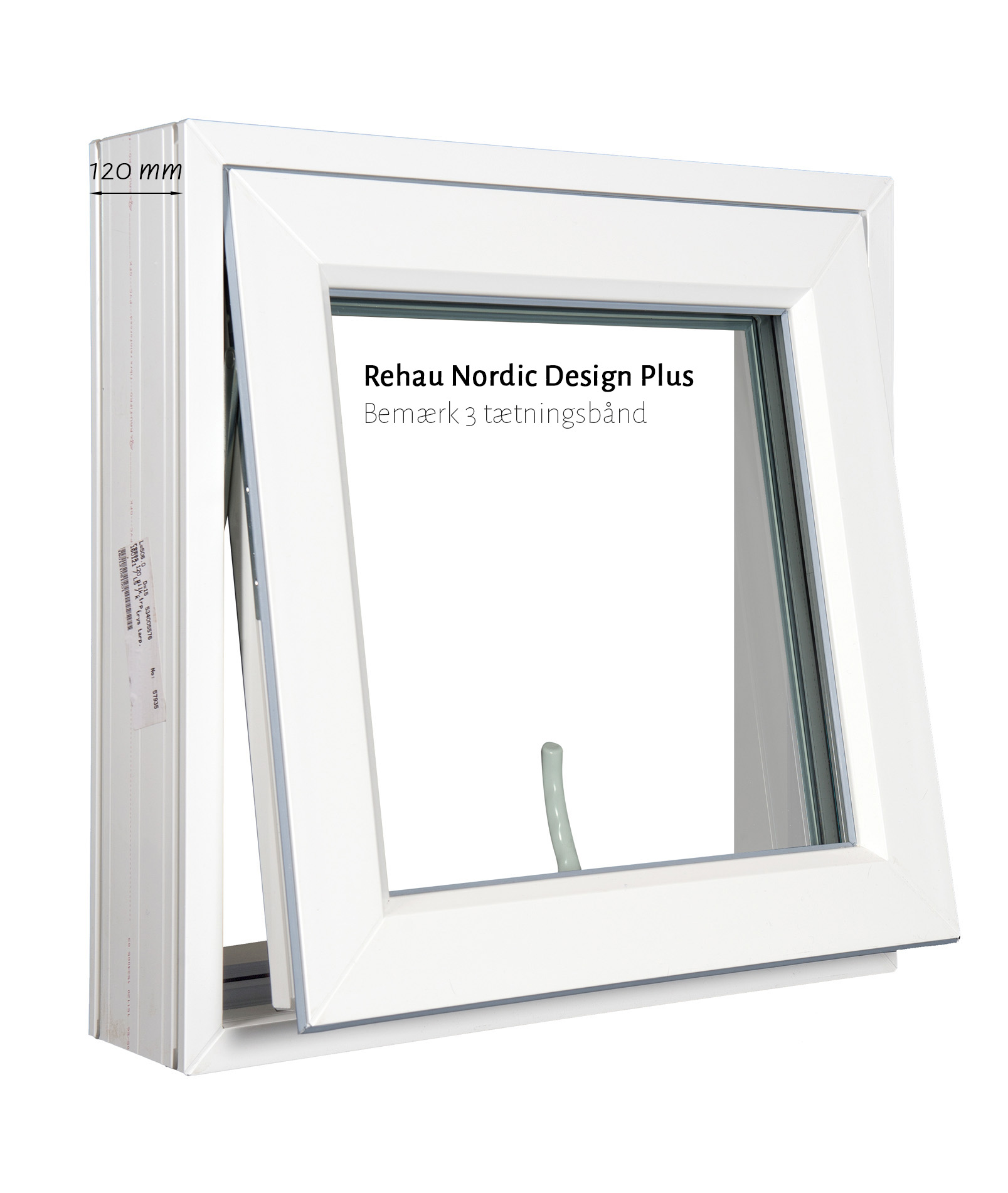 Billede af Terrassedør plast 8 glas