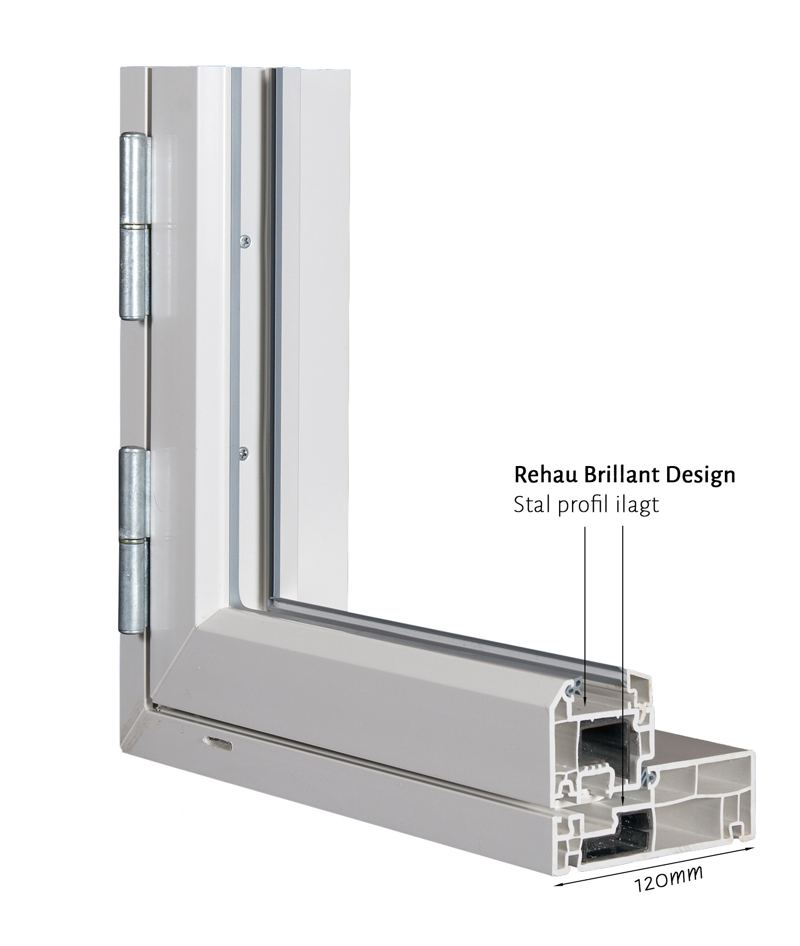 Billede af Dobbelt terrassedør 6 glas