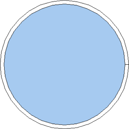 Billede af Rundt fastkarmsvindue