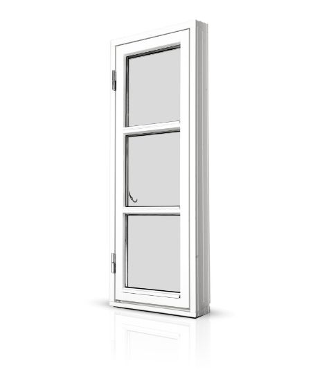 Billede af Bondehusvindue sidehængt