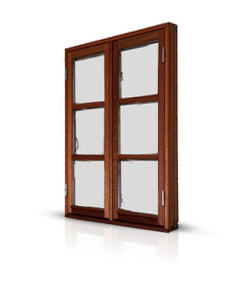 Billede af Bondehusvindue sidehængt