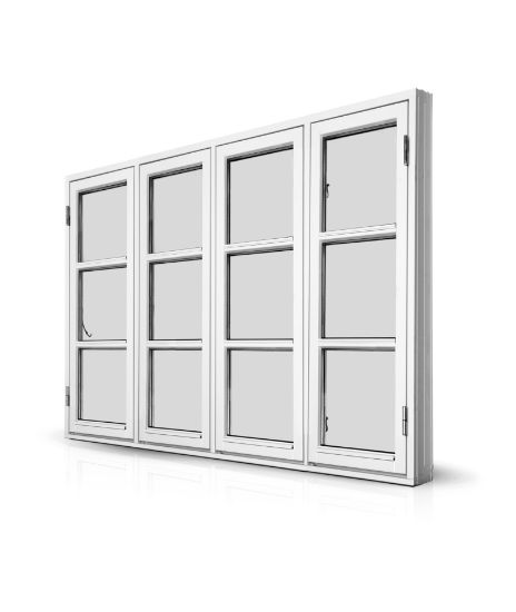 Billede af Bondehusvindue sidehængt