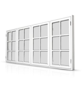 Billede af Palævindue sidehængt