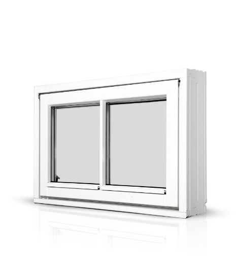 Billede af Bondehusvindue tophængt