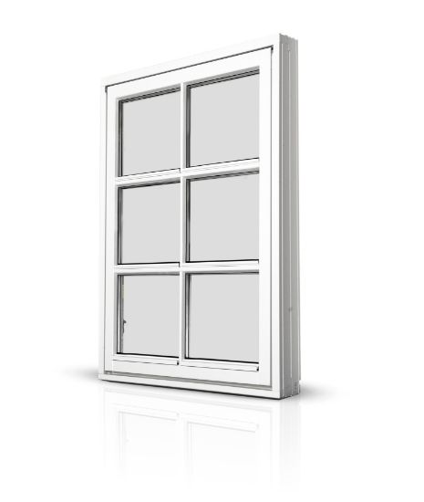 Billede af Bondehusvindue tophængt