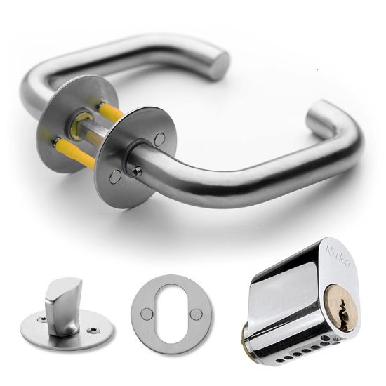 Billede af Børstet stål - U - Ruko cyl